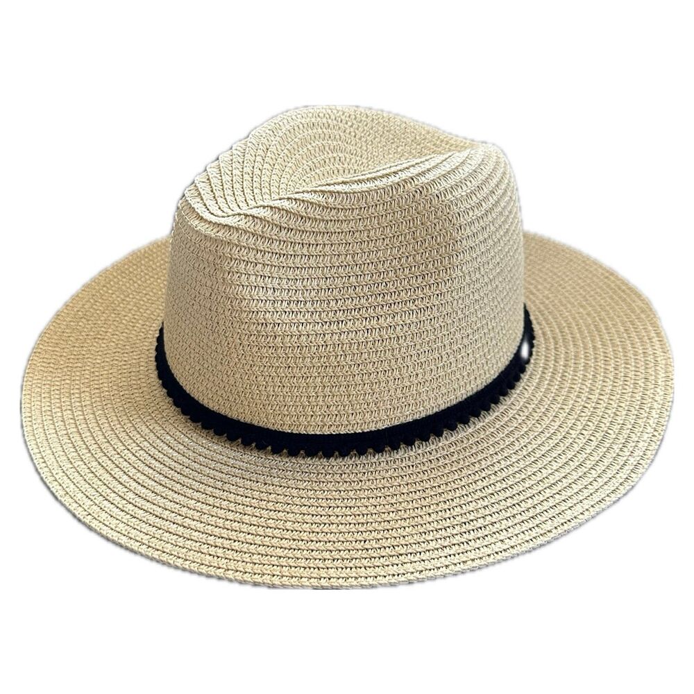 NWOT Rachel Zoe Adjustable Paper Blend Summer Cruise Sun Hat OS